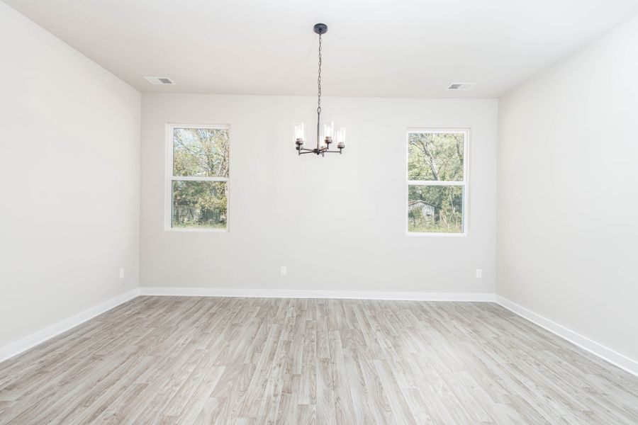 Representative unfurnished interior of a home built from the Cypress by Nason Homes in Brady Estates, Murfreesboro (Image 14).