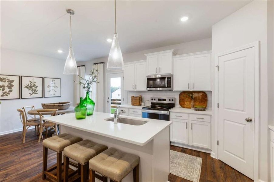 Furnished interior view inside a new home in , Conyers (Image 7).