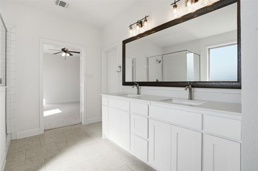 Furnished interior view inside a new home in Wildcat Ridge, Godley (Image 14). Furnished interior view inside a new home in Wildcat Ridge, Godley (Image 14).