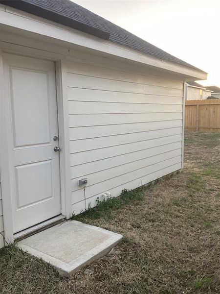 Step directly from your side door into a private, Back fenced backyard sanctuary, perfect for relaxation and entertainment. Add your own side fencing for extra privacy.