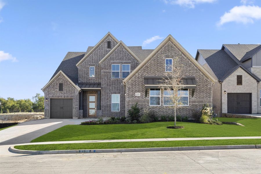 Representative exterior photo of a completed home built from the Edward- 70 ft Home Site by Rockwell Homes in Nelson Lake Estates, Rockwall, TX (Image 29). Representative exterior photo of a completed home built from the Edward- 70 ft Home Site by Rockwell Homes in Nelson Lake Estates, Rockwall, TX (Image 29).