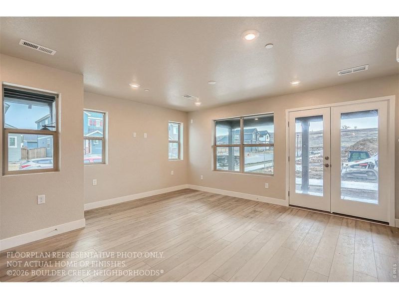 Spacious, unfurnished interior of a new home in , Boulder (Image 27).