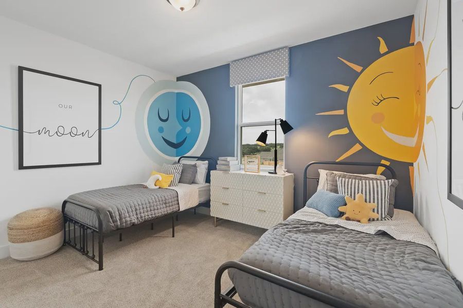 Representative furnished interior of a home built from the Hattie by Chesmar Homes in Parkside on the River, Georgetown (Image 9).