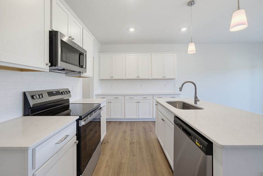 Furnished interior view inside a new home in Sweetbrier, Durham (Image 8).