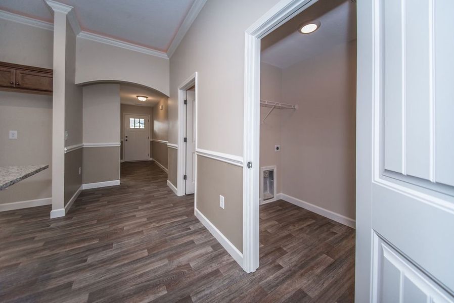 Representative unfurnished interior of a home built from the Inman by Enchanted Homes in Lonesome Dove, San Antonio (Image 38).