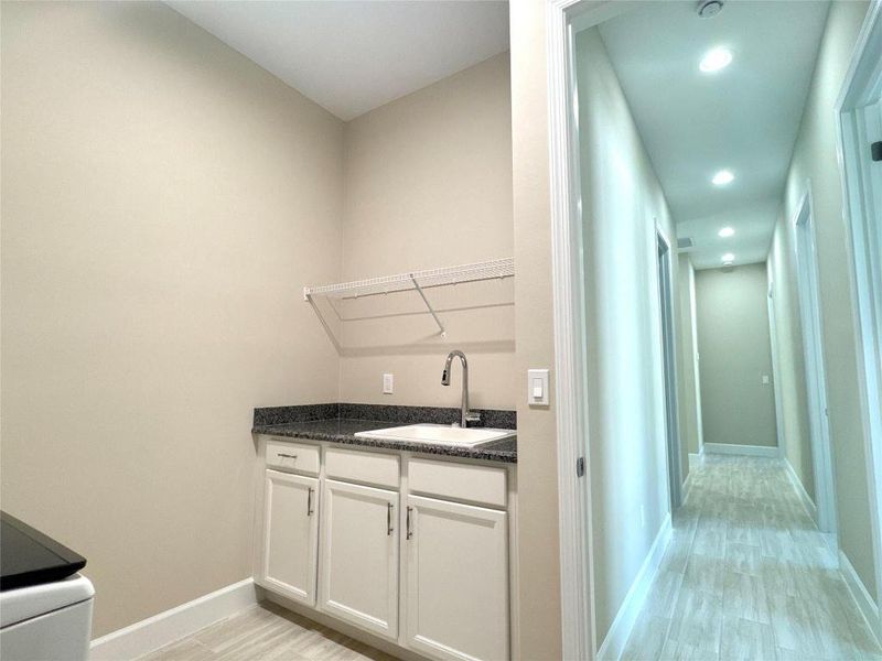 Laundry Room/Guest Bedroom Hallway