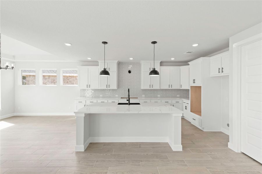 Furnished interior view inside a new home in The Woodlands Hills, Willis (Image 4).