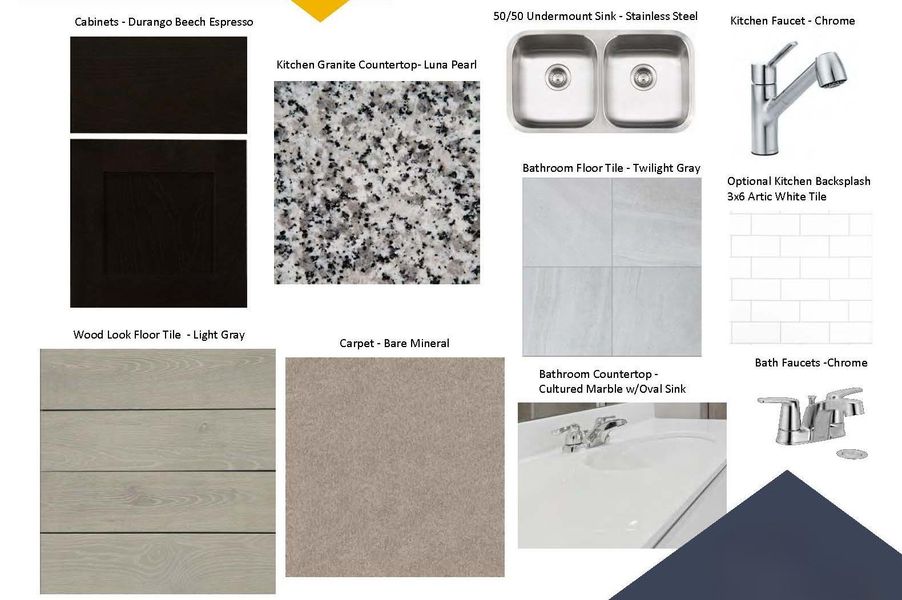 Sample of building materials used in homes in Willow Springs, Buda (Image 3). Sample of building materials used in homes in Willow Springs, Buda (Image 3).