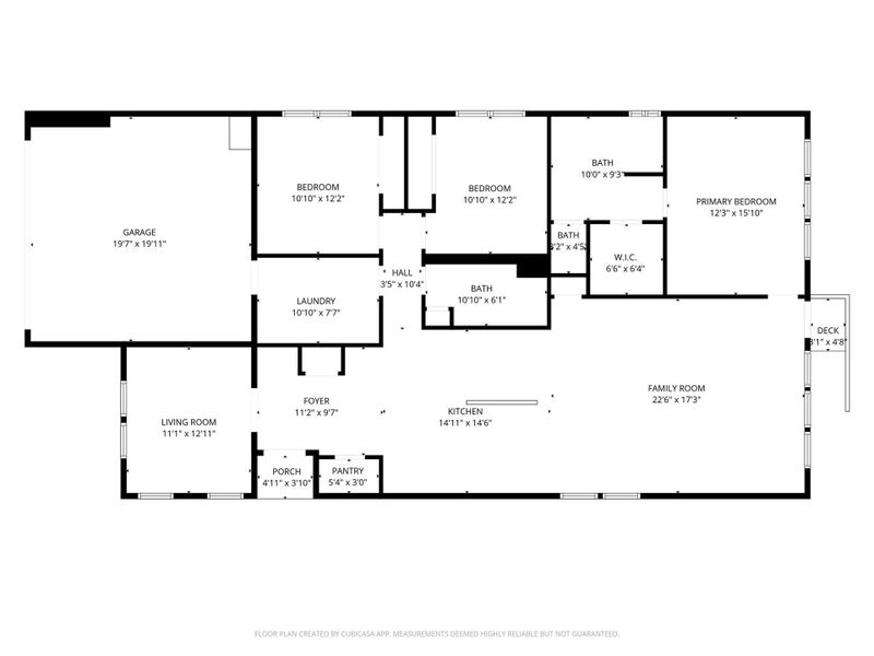 View of home floor plan*Buyer and Buyers agent to verify dimensions*