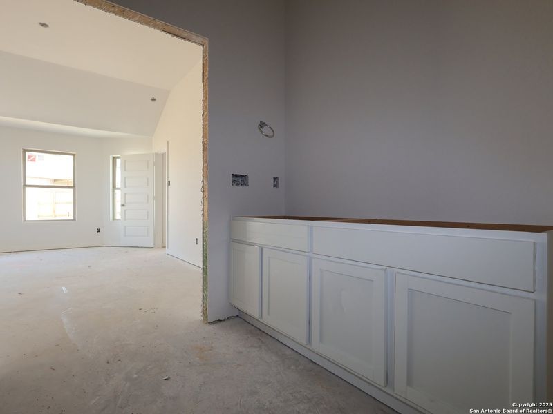 In-progress construction of a new home in Cinco Lakes, San Antonio, TX (Image 22).