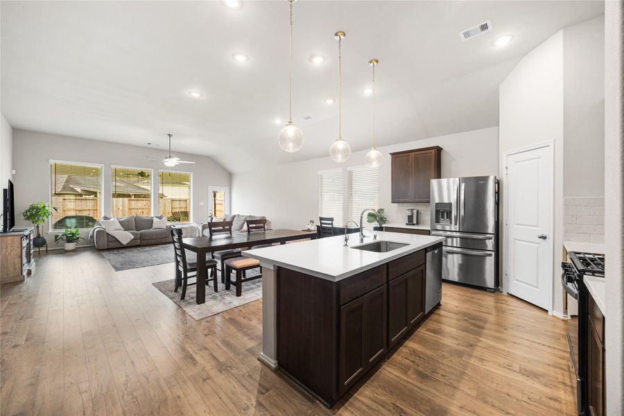Furnished interior view inside a new home in , Spring (Image 14).