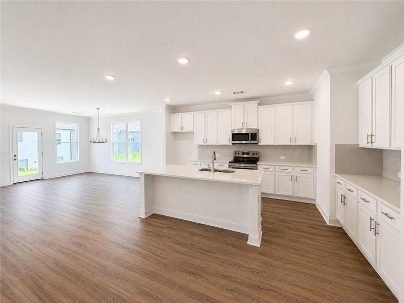 Furnished interior view inside a new home in Somerset at Riverbrook, Gainesville (Image 14).
