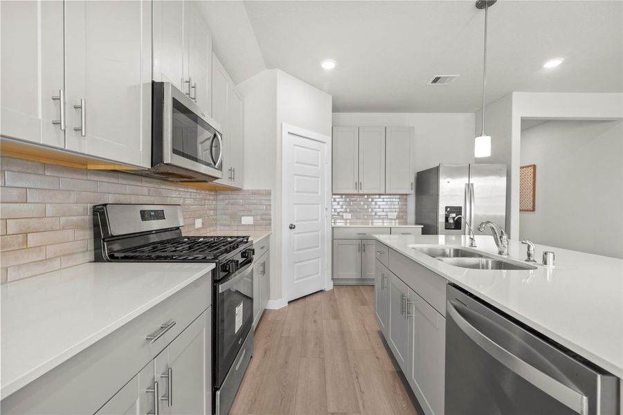 Furnished interior view inside a new home in Wall Street Village, Richmond (Image 13).