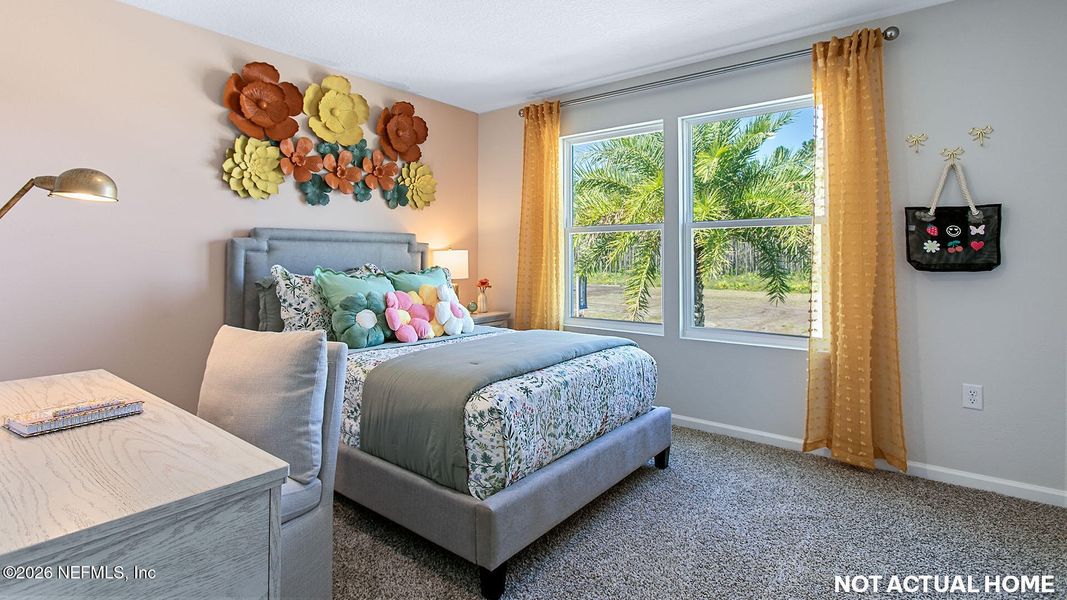 Furnished interior view inside a new home in Copes Landing, Jacksonville (Image 10).