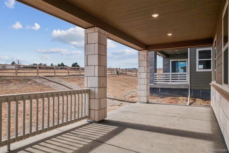 Exterior details and patio area of a home in , Littleton (Image 3).