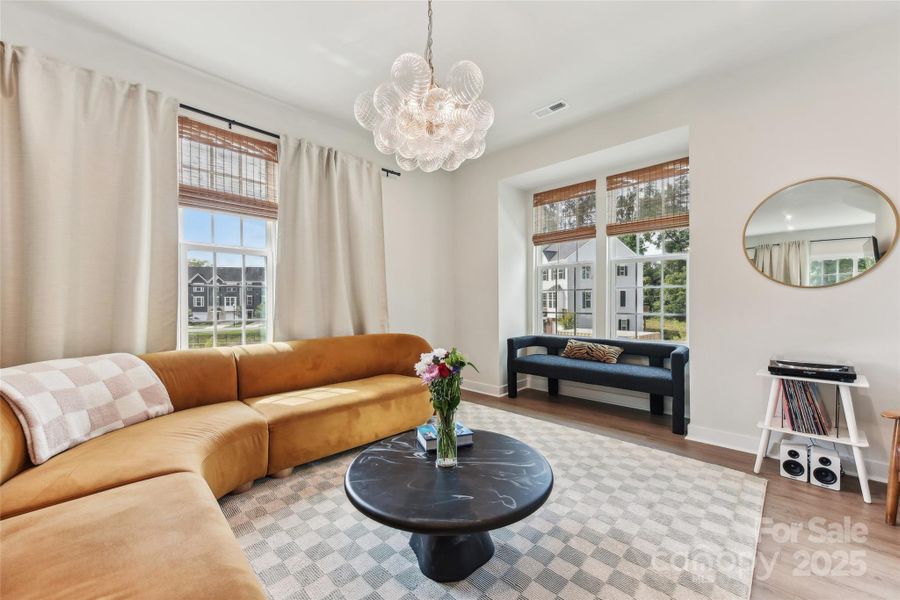 Furnished interior view inside a new home in Villages at Beachmont, Charlotte (Image 15).