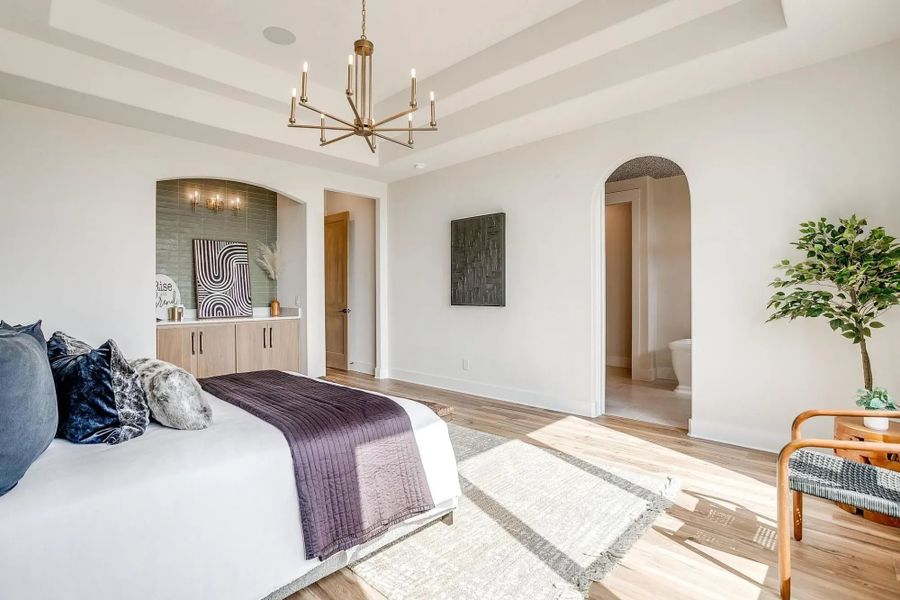 Representative furnished interior of a home built from the The Carley by Elmwood Custom Homes in Matthews Farm, Venus (Image 29).