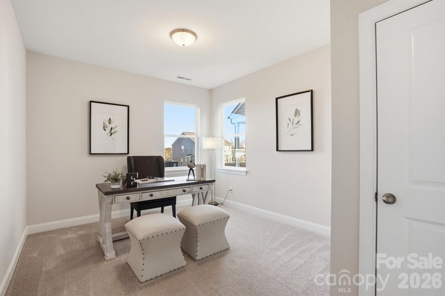 Furnished interior view inside a new home in The Meadows at Laurelbrook, Sherrills Ford (Image 34).
