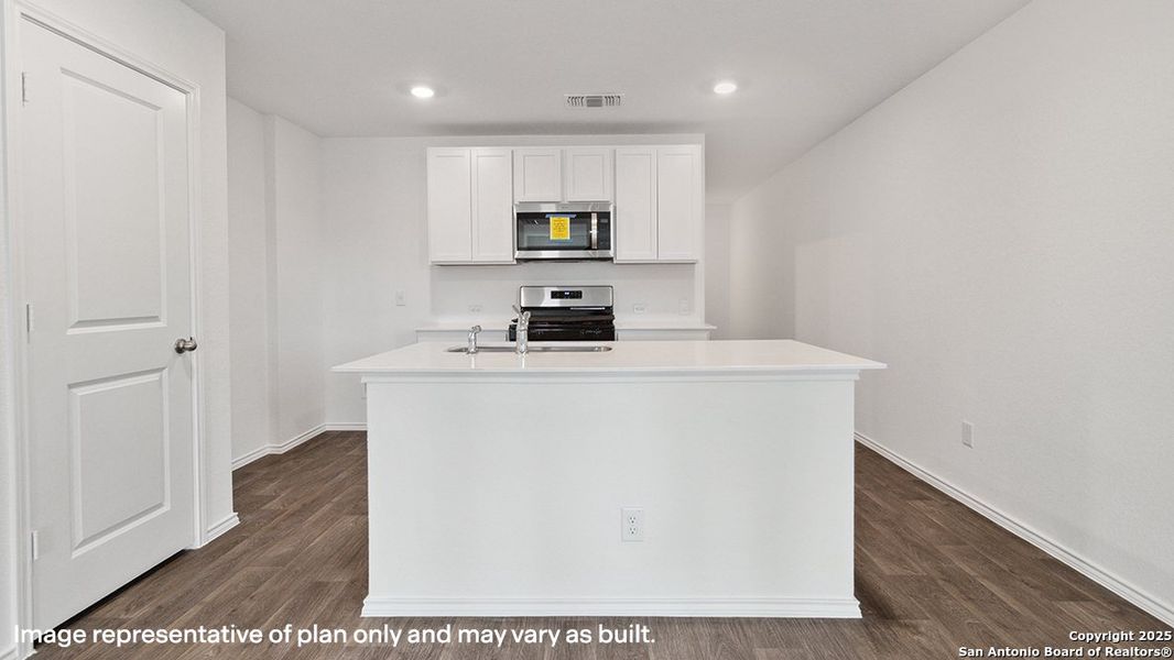 Furnished interior view inside a new home in Lucero, San Antonio (Image 12).