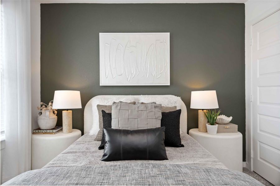 Furnished interior view inside a new home in Grand West, Houston (Image 18).