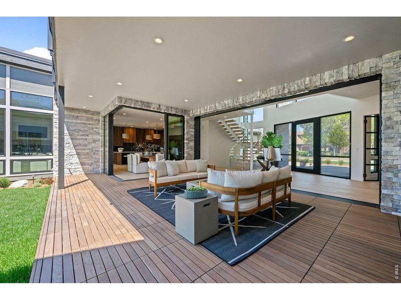 Exterior details and patio area of a home in , Cherry Hills Village (Image 25). Exterior details and patio area of a home in , Cherry Hills Village (Image 25).