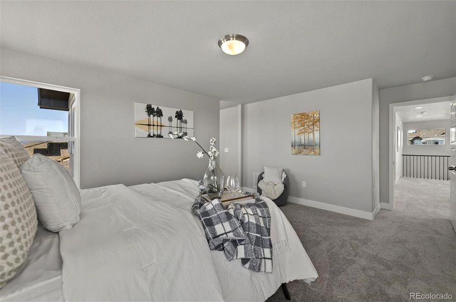 Furnished interior view inside a new home in , Colorado Springs (Image 16). Furnished interior view inside a new home in , Colorado Springs (Image 16).