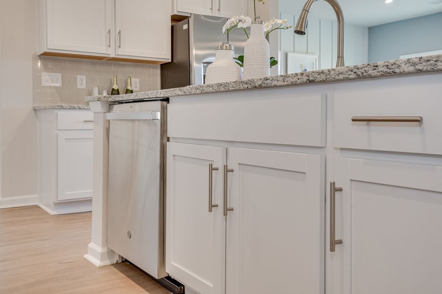 Close-up of interior finishes inside a home in The Beacon at Old Peachtree Single Family Homes, Lawrenceville (Image 362).