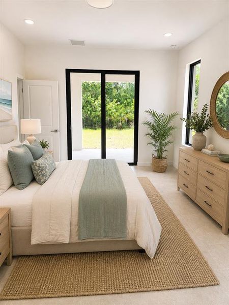 Furnished interior view inside a new home in , Lehigh Acres (Image 14).
