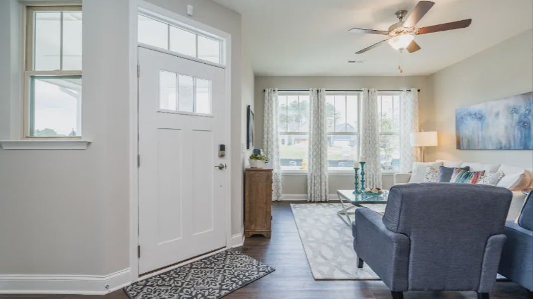 Furnished interior view inside a new home in Battle Bridge, Raleigh (Image 5).