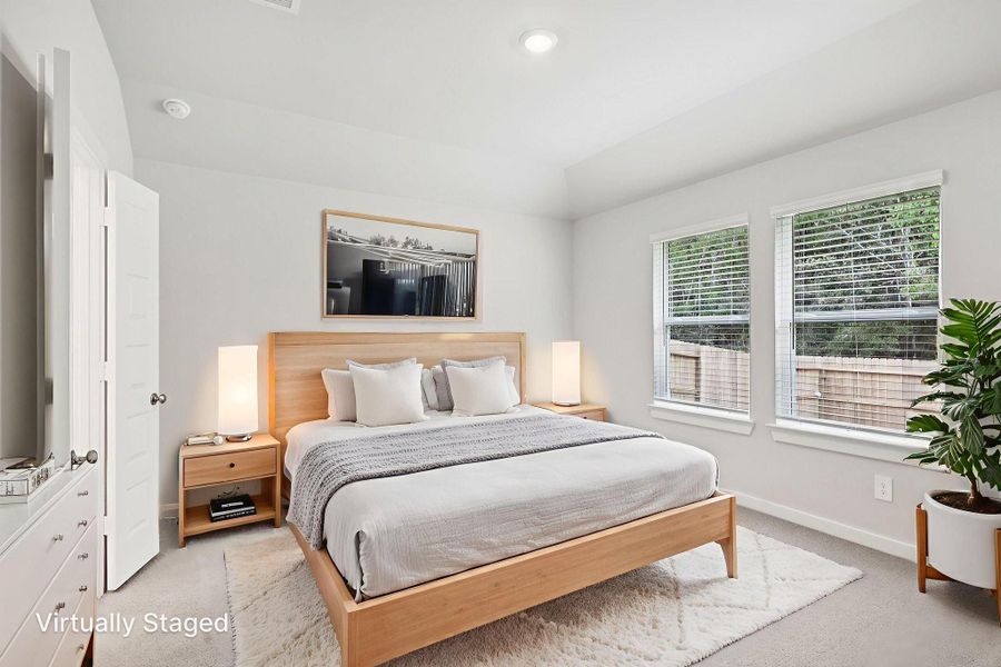 Furnished interior view inside a new home in , New Caney (Image 4).