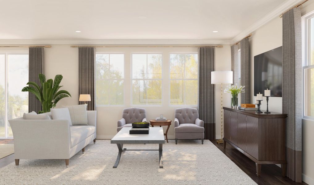 Furnished interior view inside a new home in Stono Village, Hollywood (Image 6).
