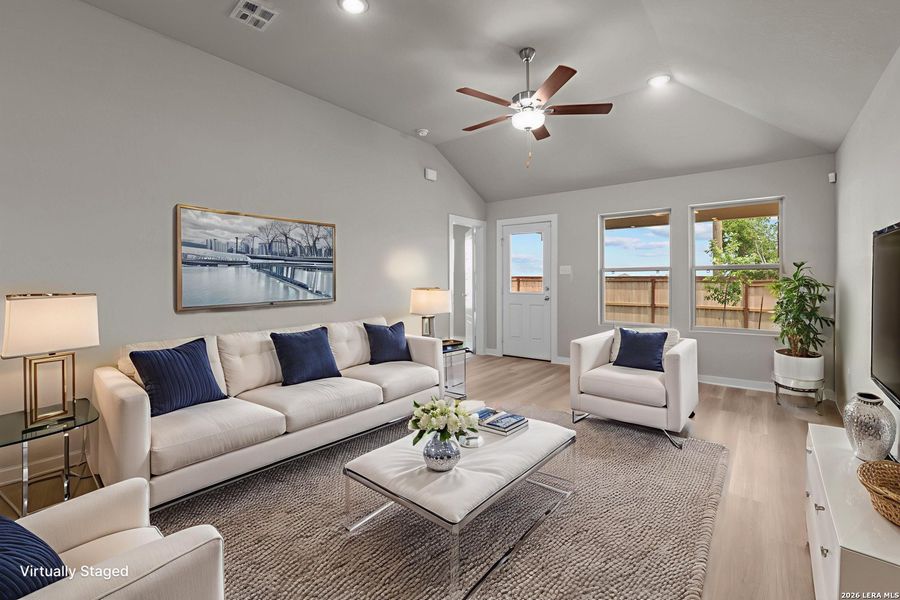Furnished interior view inside a new home in Winding Brook, San Antonio (Image 8).