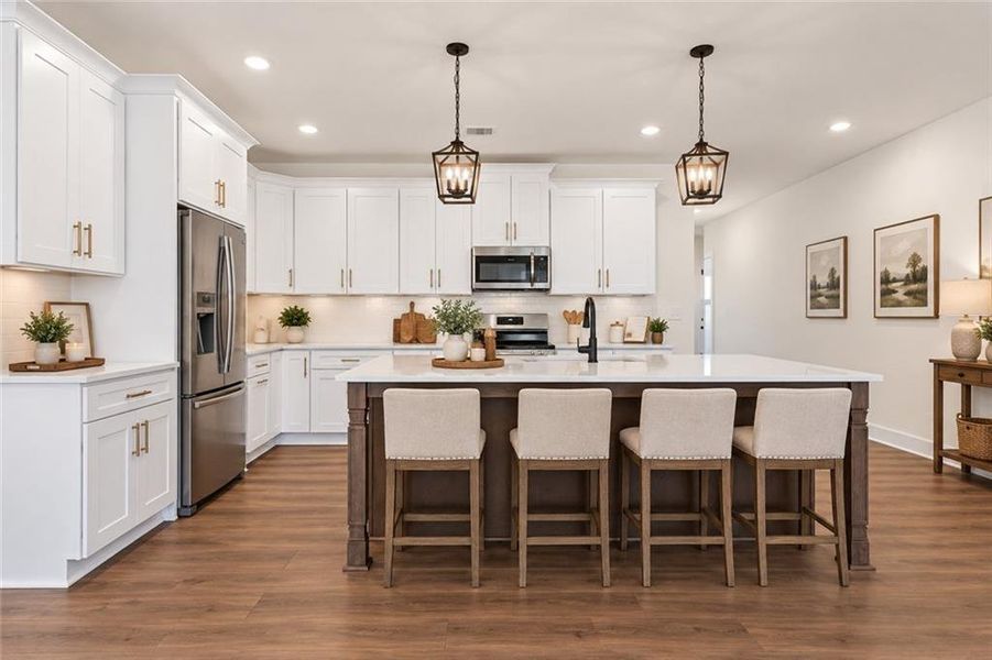 Furnished interior view inside a new home in , Rockmart (Image 16).