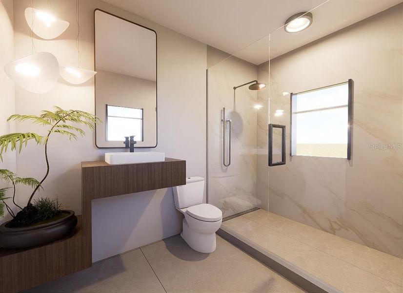 Furnished interior view inside a new home in , Sarasota (Image 26).