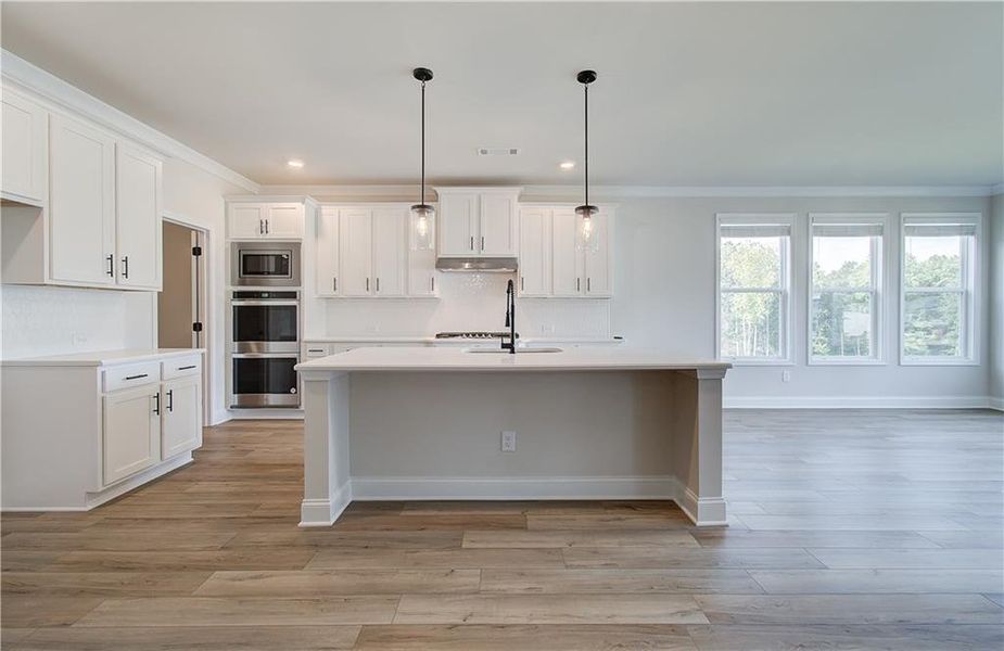 Furnished interior view inside a new home in Mallard’s Landing, Jefferson (Image 15).