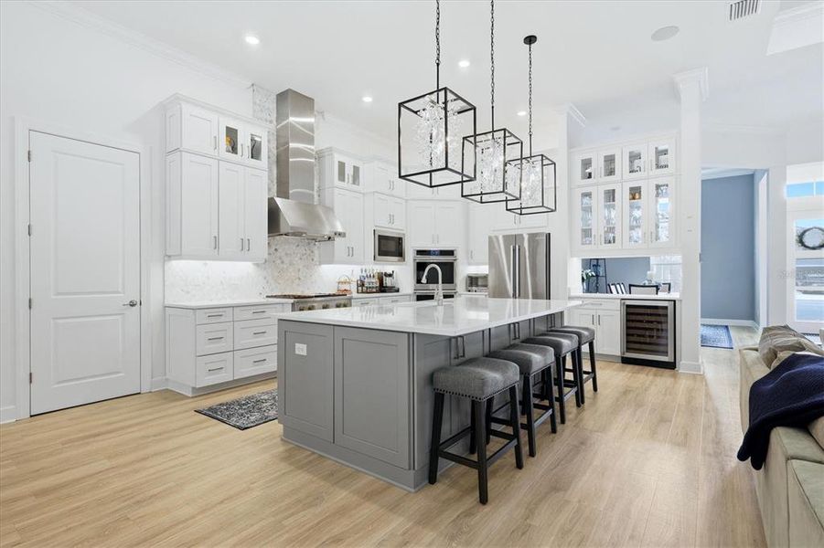 Furnished interior view inside a new home in , Sarasota (Image 19).