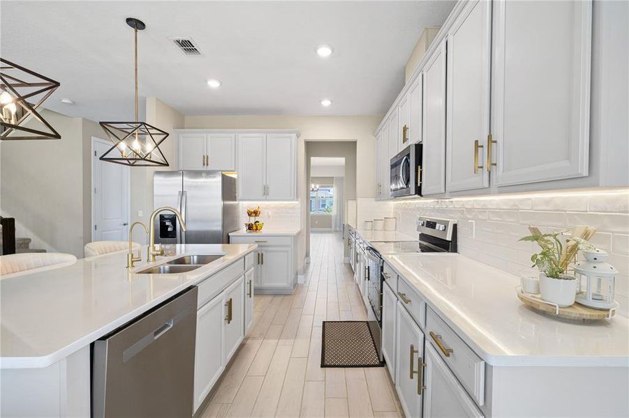 Furnished interior view inside a new home in , Minneola (Image 12).