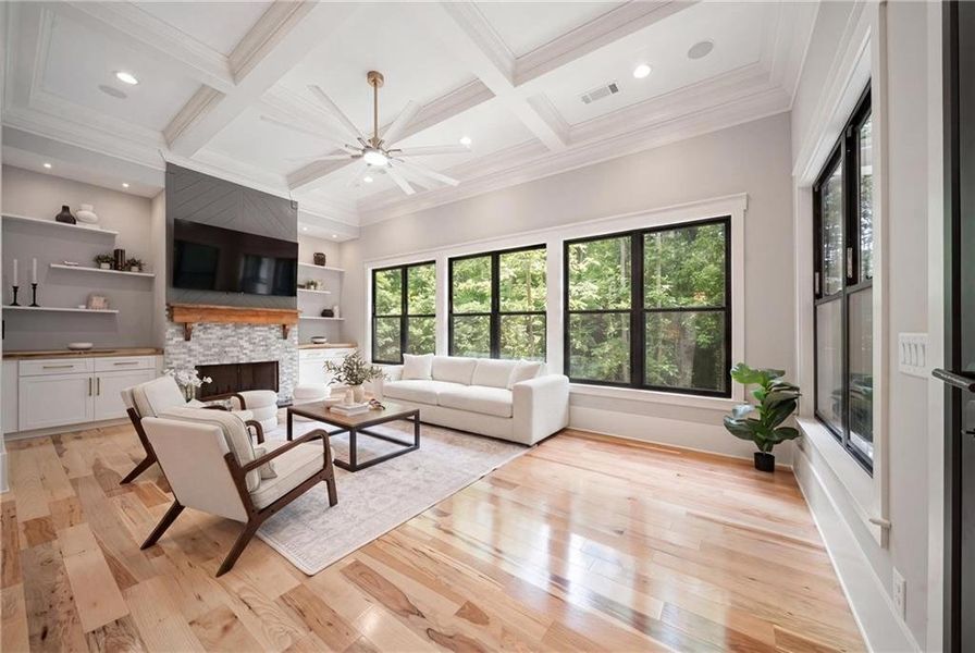 Furnished interior view inside a new home in , Dawsonville (Image 38).
