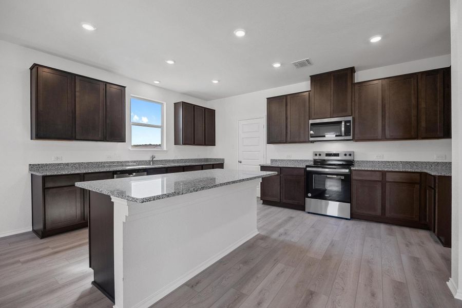 Furnished interior view inside a new home in Sonterra - Cool Water, Jarrell (Image 11).