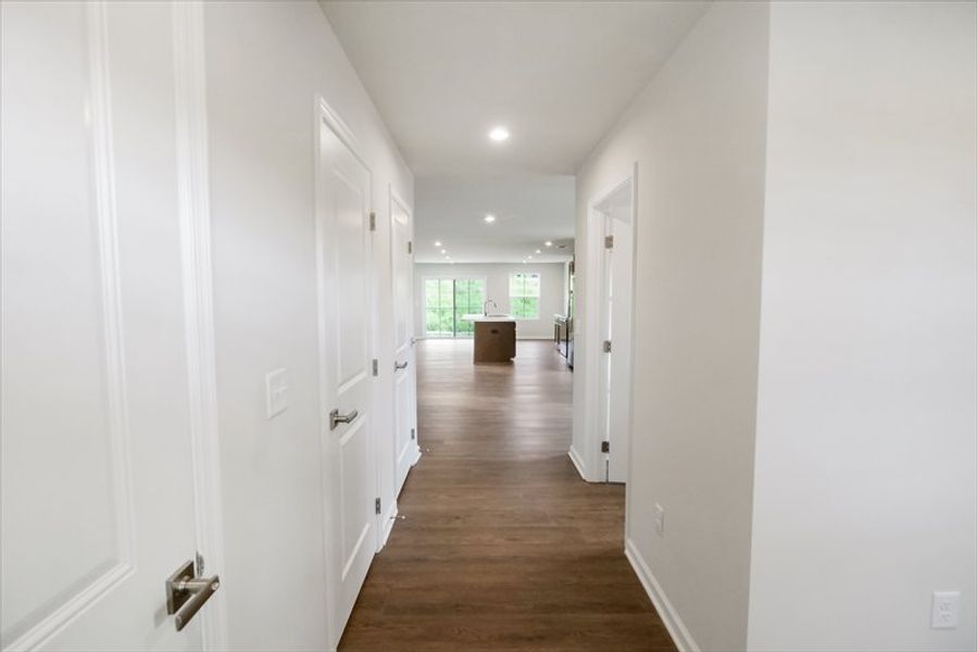 Furnished interior in a model home at Ivy Grove in Woodruff (Image 20).