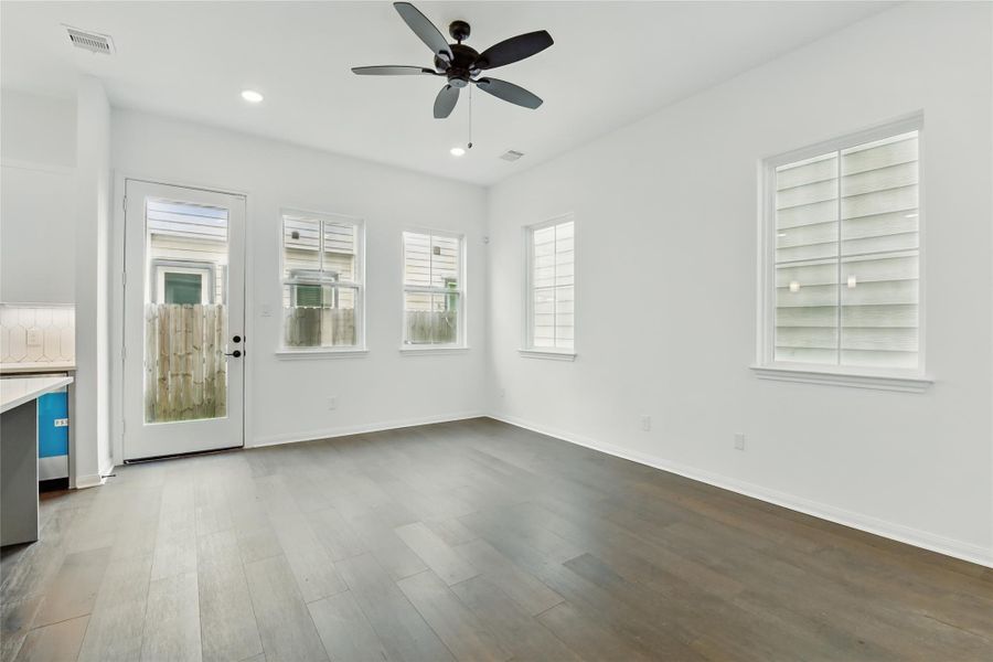 Spacious, unfurnished interior of a new home in 9902 Clark, Houston (Image 23). Spacious, unfurnished interior of a new home in 9902 Clark, Houston (Image 23).