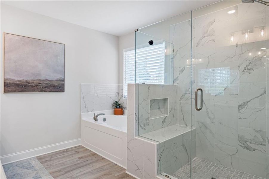 Furnished interior view inside a new home in NorthFarm at NatureWalk, Dallas (Image 33).