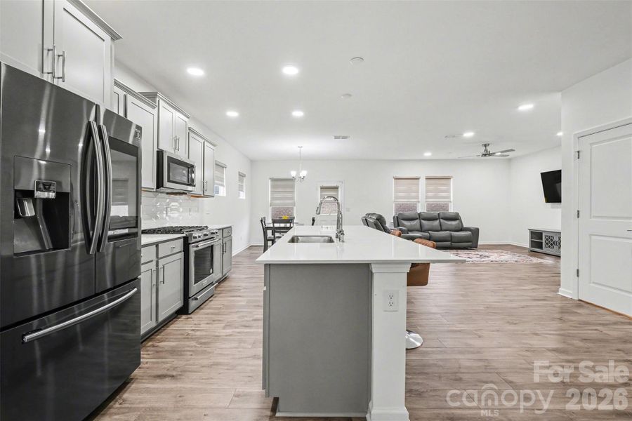 Furnished interior view inside a new home in , Charlotte (Image 9).