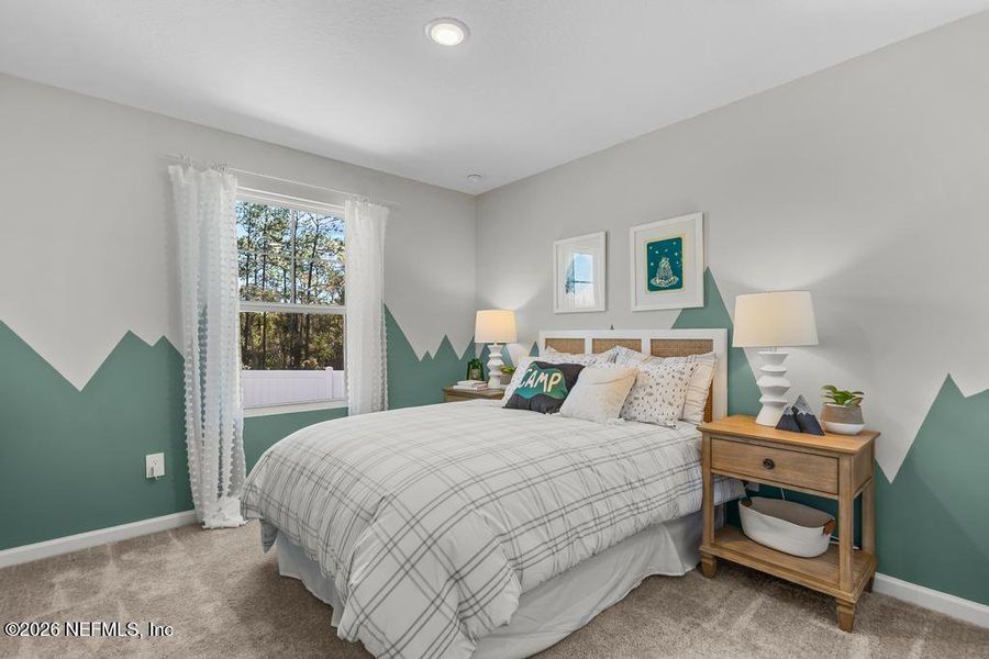 Furnished interior view inside a new home in The Landings at Pecan Park, Jacksonville (Image 7).