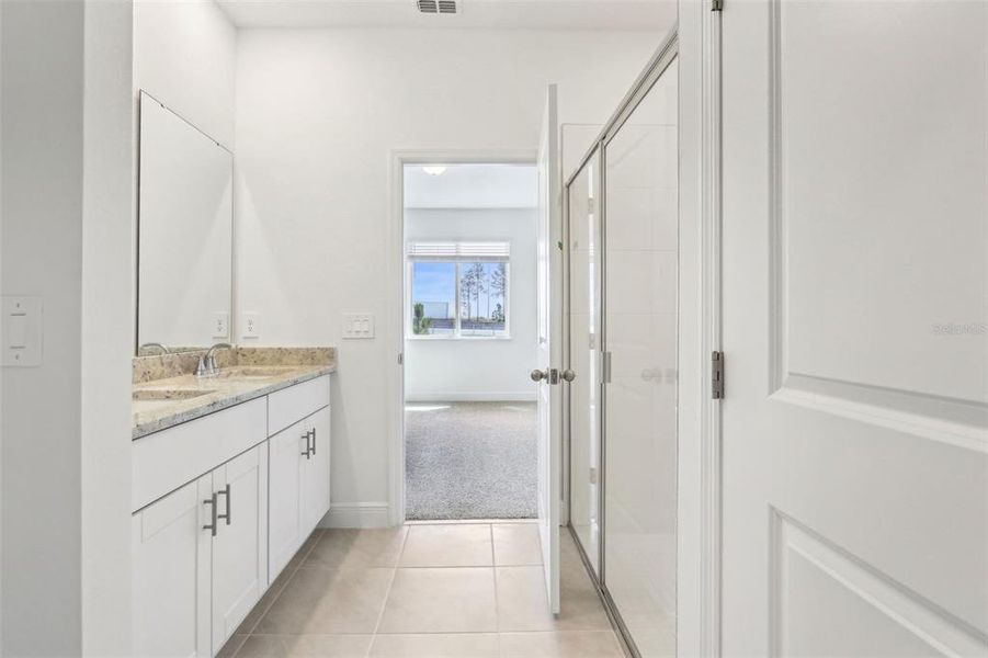 Furnished interior view inside a new home in Cyrene at Minneola - Villas, Minneola (Image 3).