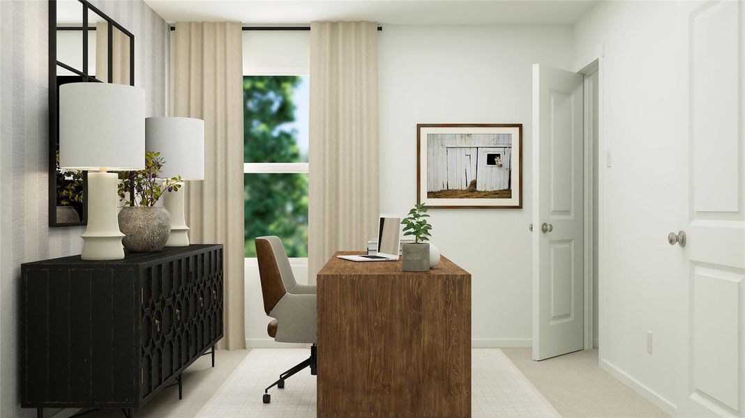 Furnished interior view inside a new home in Santa Fe Village, Cleveland (Image 16).
