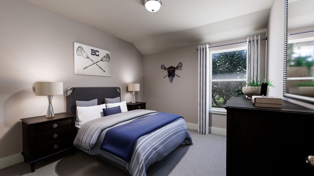 Representative furnished interior of a home built from the Dylan by Tri Pointe Homes in Somerset Park, Rockwall (Image 11).