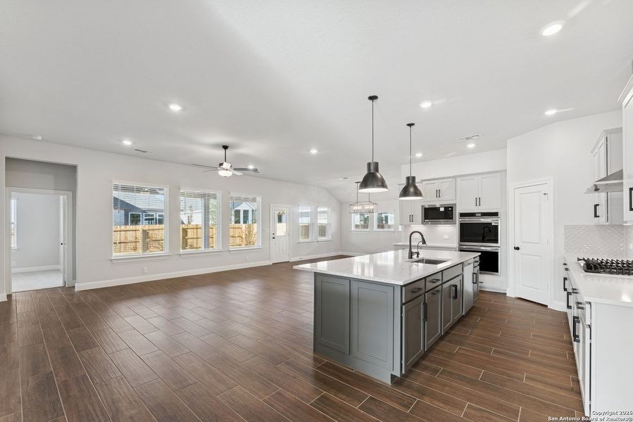Furnished interior view inside a new home in Davis Ranch 60', San Antonio (Image 10).