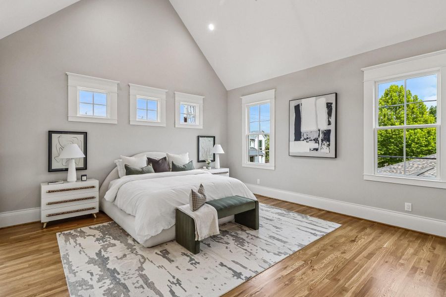 Furnished interior view inside a new home in , Houston (Image 35).
