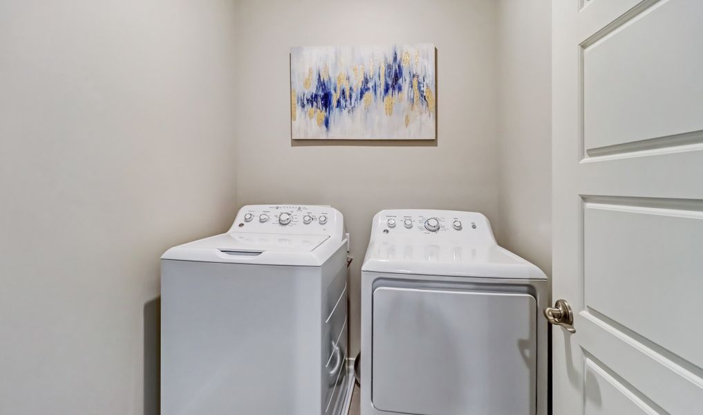 Convenient laundry room